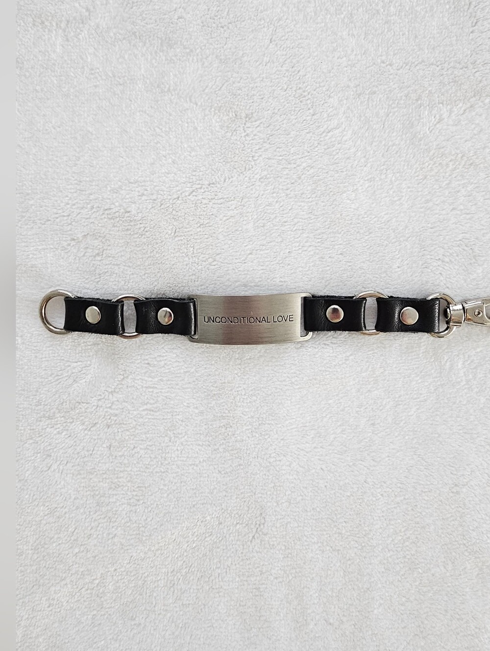 Cynthia H Designs Leather Bracelet Unconditional Love NWOT